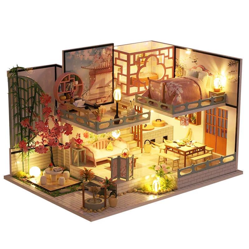 Конструктор-румбокс DIY House M032-B Yaqin Court Домик японский (38786806)