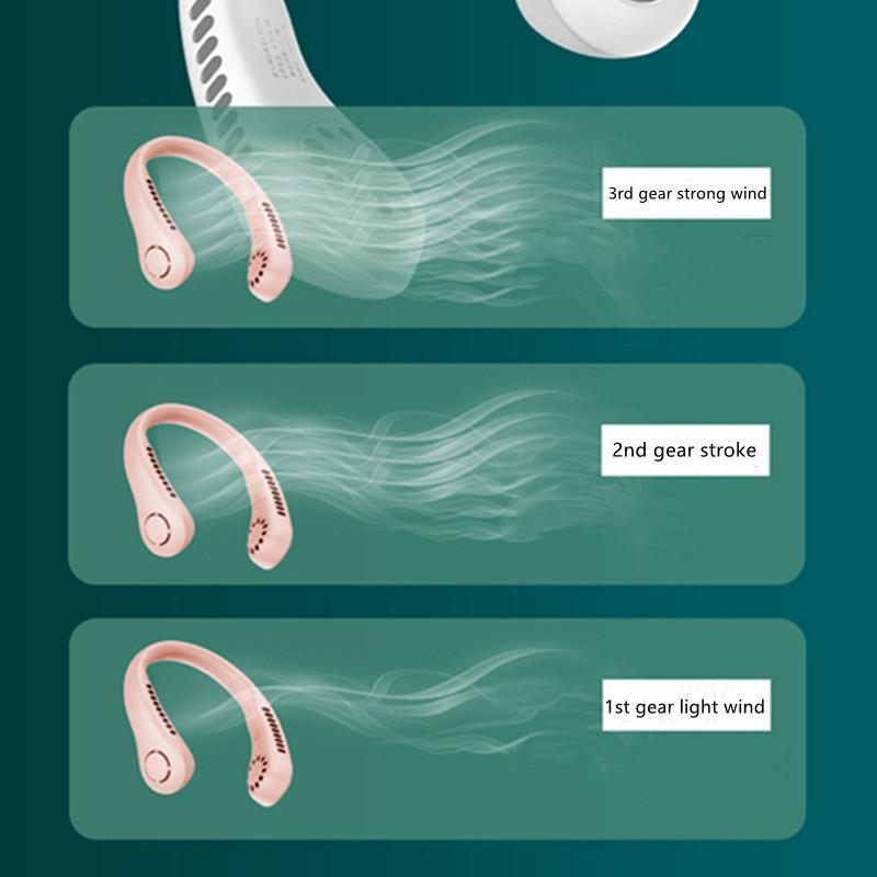 Вентилятор на шею Hurry Bolt vt-1010 USB Cat-neck Fan гибкий с аккумулятором (vt-1010-pink) - фото 2 Вентилятор на шею Hurry Bolt vt-1010 USB Cat-neck Fan гибкий с аккумулятором (vt-1010-pink) - фото 2