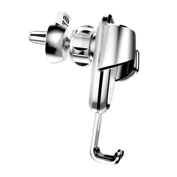 Автомобильный держатель для телефона BASEUS Gravity Car Mount Silver (SSUYL-0S) - фото 5 Автомобильный держатель для телефона BASEUS Gravity Car Mount Silver (SSUYL-0S) - фото 5