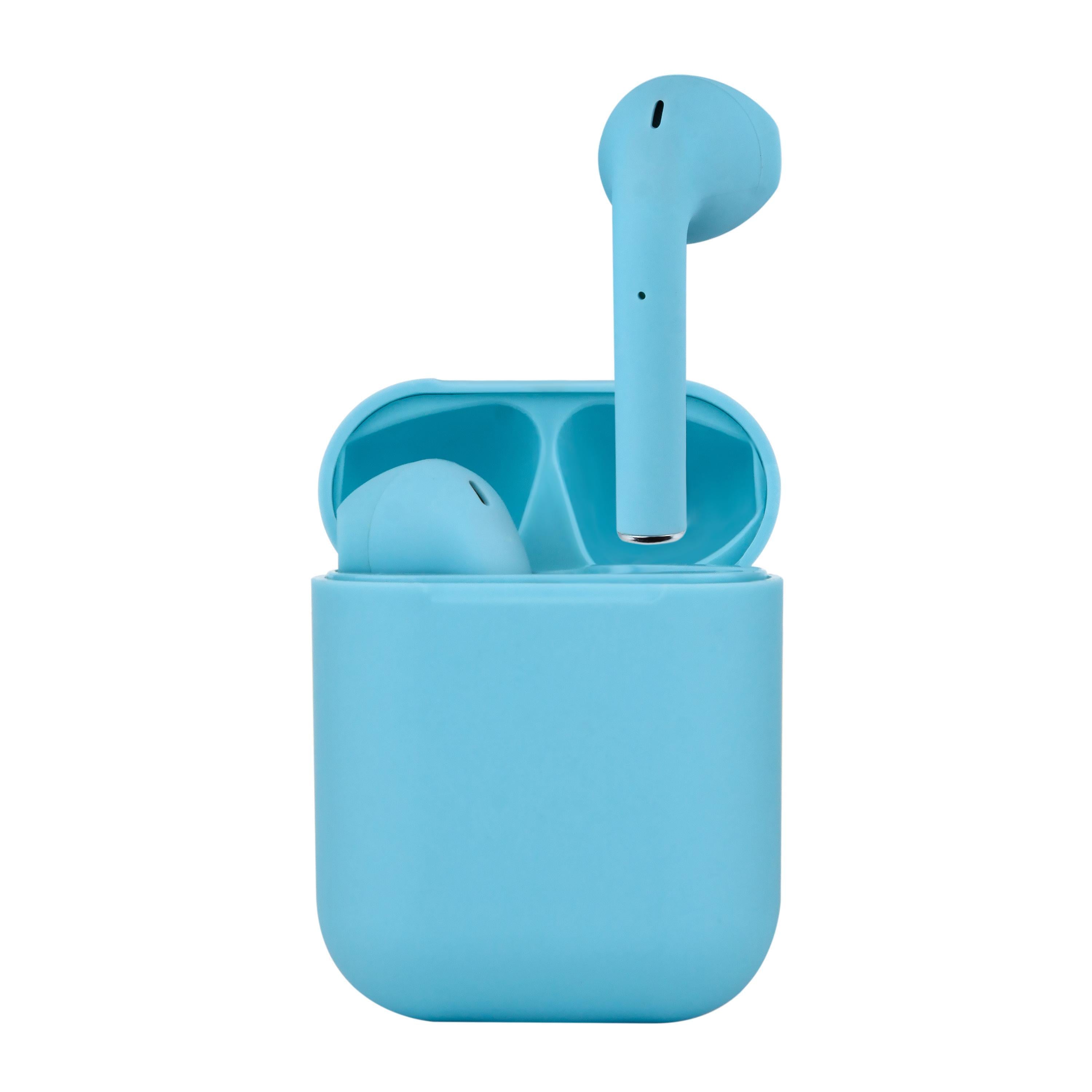 Наушники беспроводные TWS Aura Pods 12 macaron Blue (nbtwsainp12bl)