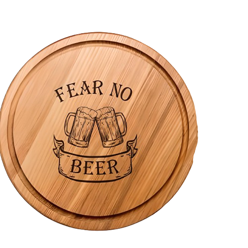 Доска кухонная "Fear no beer" 35 см (4-6-4643439)