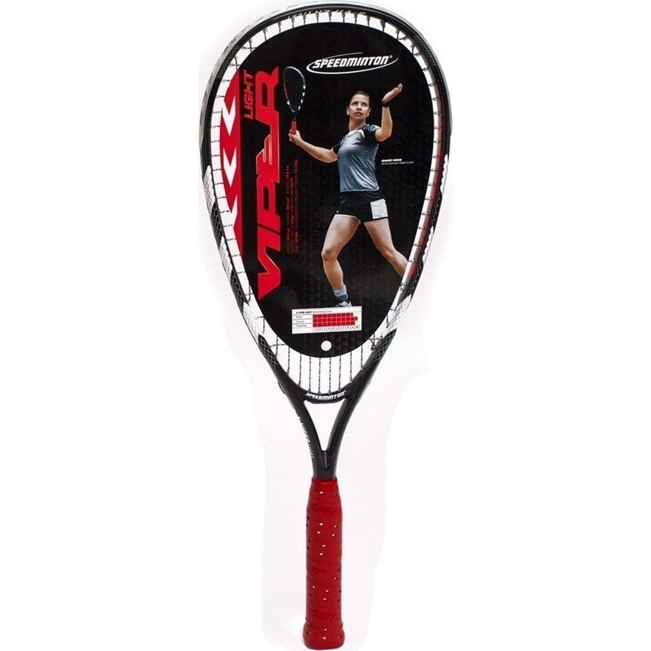 Ракетка для скоростного бадминтона Speedminton RACKET VIPER LIGHT Черно-бело-красный (400337)