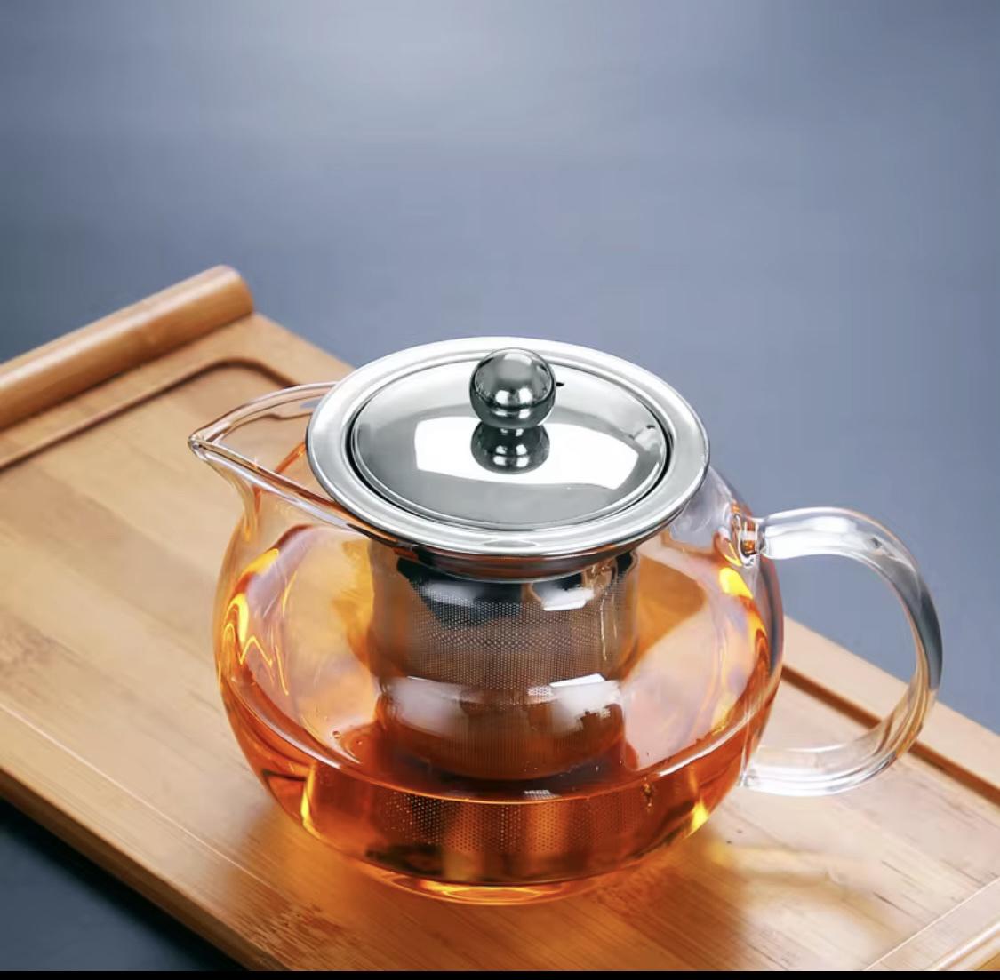 Чайник заварювальний скляний Ассам 1300 мл (90418) - фото 3 Чайник заварювальний скляний Ассам 1300 мл (90418) - фото 3