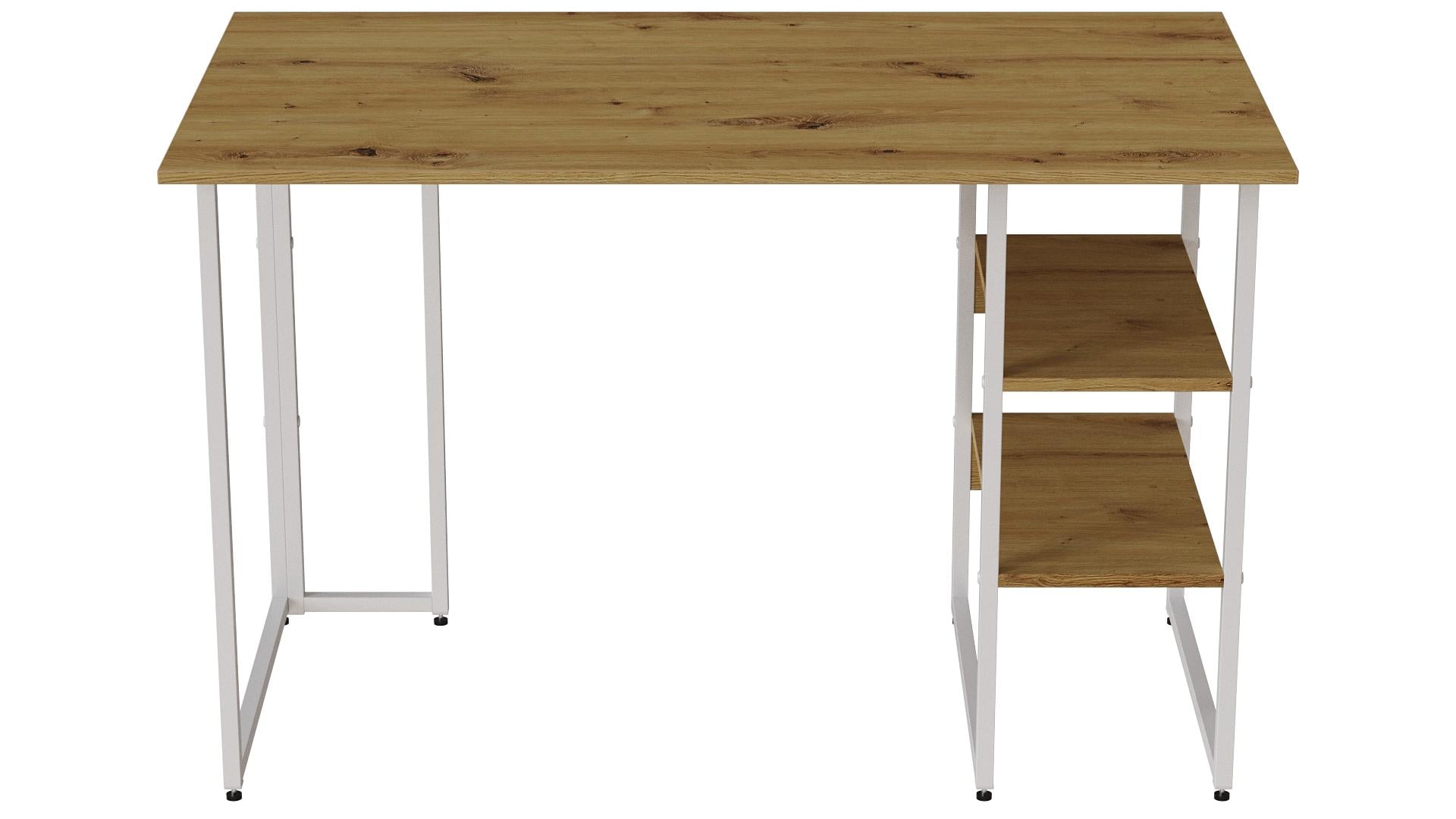 Комп'ютерний стіл Ferrum-decor Кевін ДСП 16 мм 75x120x70 см Білий/Дуб Артизан (FRD-107222) Комп'ютерний стіл Ferrum-decor Кевін ДСП 16 мм 75x120x70 см Білий/Дуб Артизан (FRD-107222)