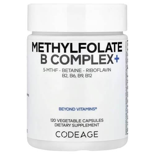 Комплекс витаминов группы В Codeage Methylfolate B Complex+ 120 Capsules (AGE-00859)