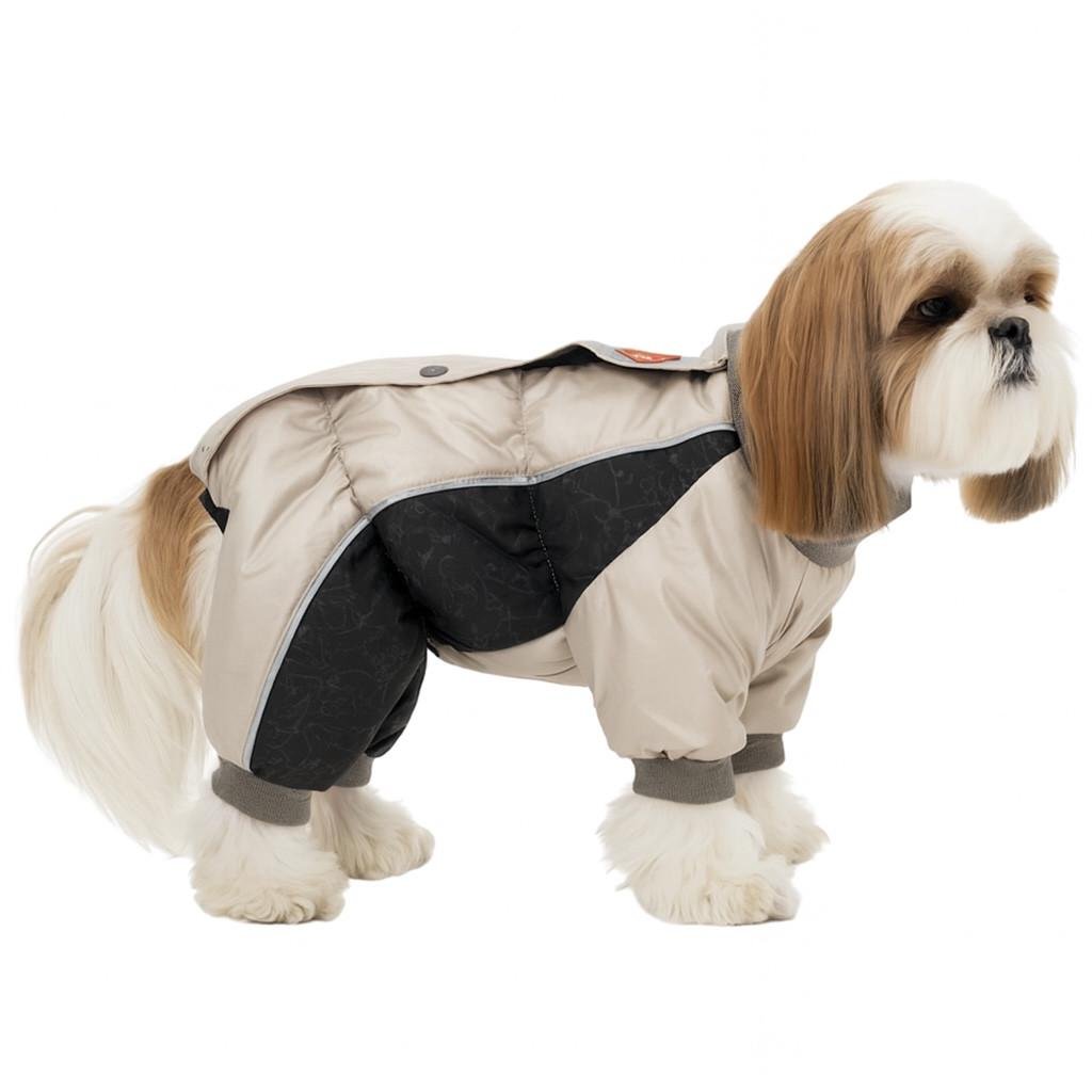 Комбінезон для собак дівчаток Diego Mini Snow Zip для дрібних порід L Сірий (100)