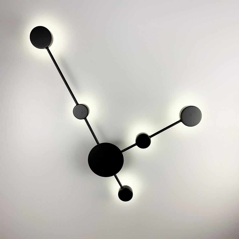 Бра MOLECULAR Черный (WB 16/3 BK) - фото 2