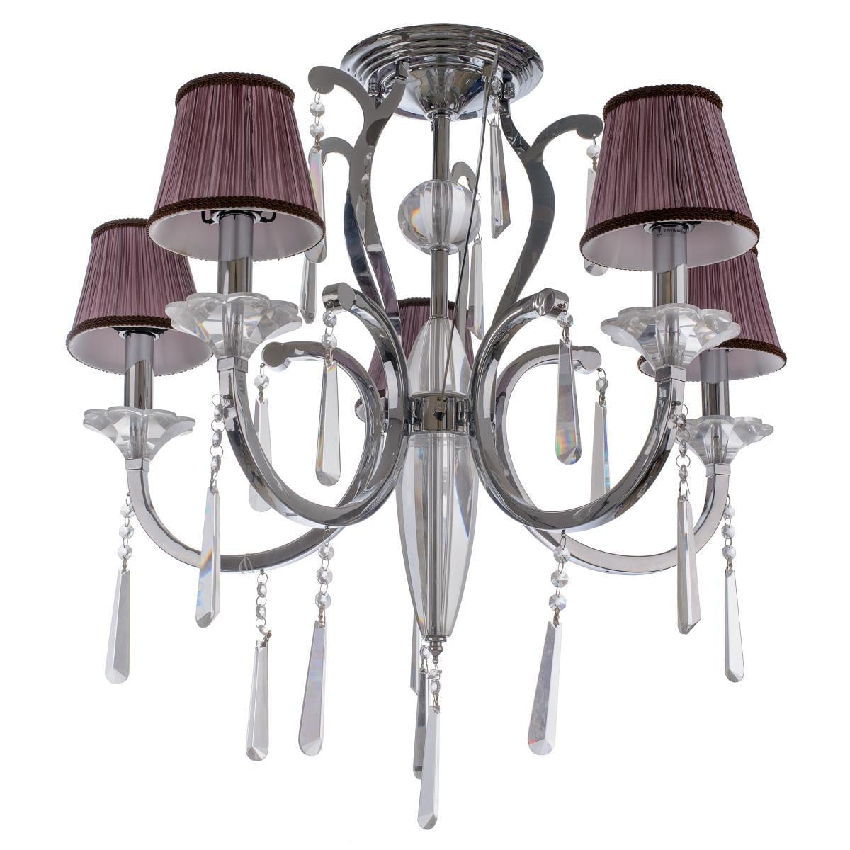 Люстра классическая Brille BCL-306S/5 с абажуром