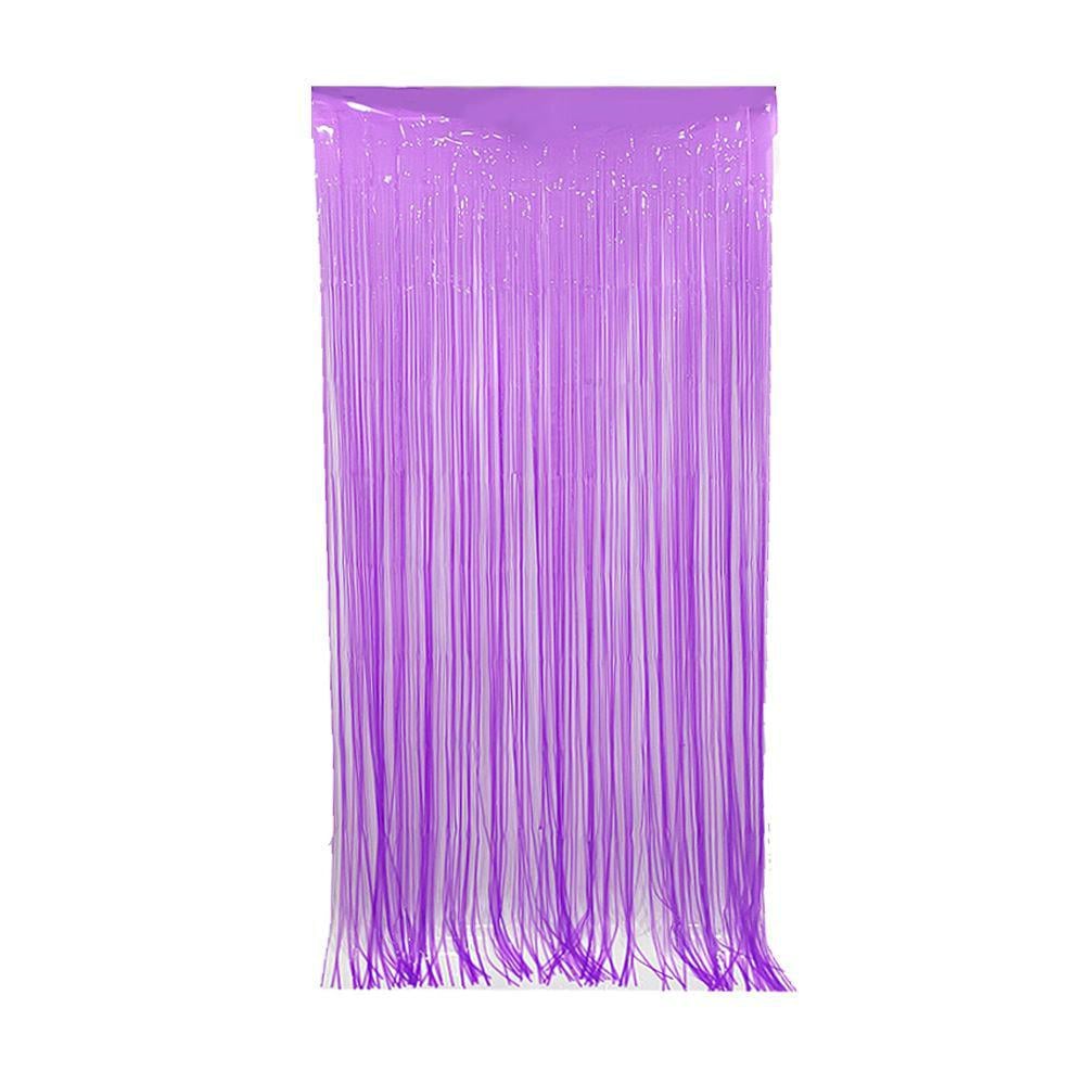 Дощик для фотозони флуоресцентний неоновий 2x1 м Бузковий (715313)