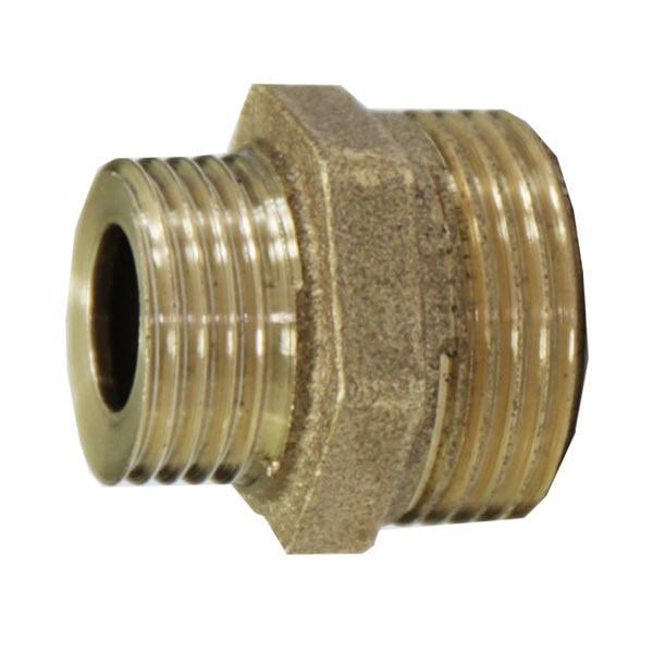 Ниппель усиленный латунь 1/2"х3/4" (115698)