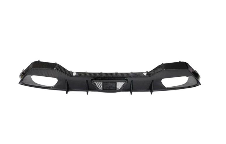 Диффузор заднего бампера DDCarbon для G16 M850i 2018-2021 для BMW 8 серия G14/G15/G16 натуральный карбон сухой (137003)
