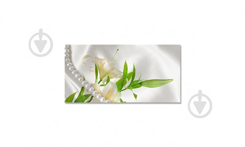 Наклейка вінілова на стіл Zatarga "Лілії та Перли" 600х1200 мм (Z181330st)