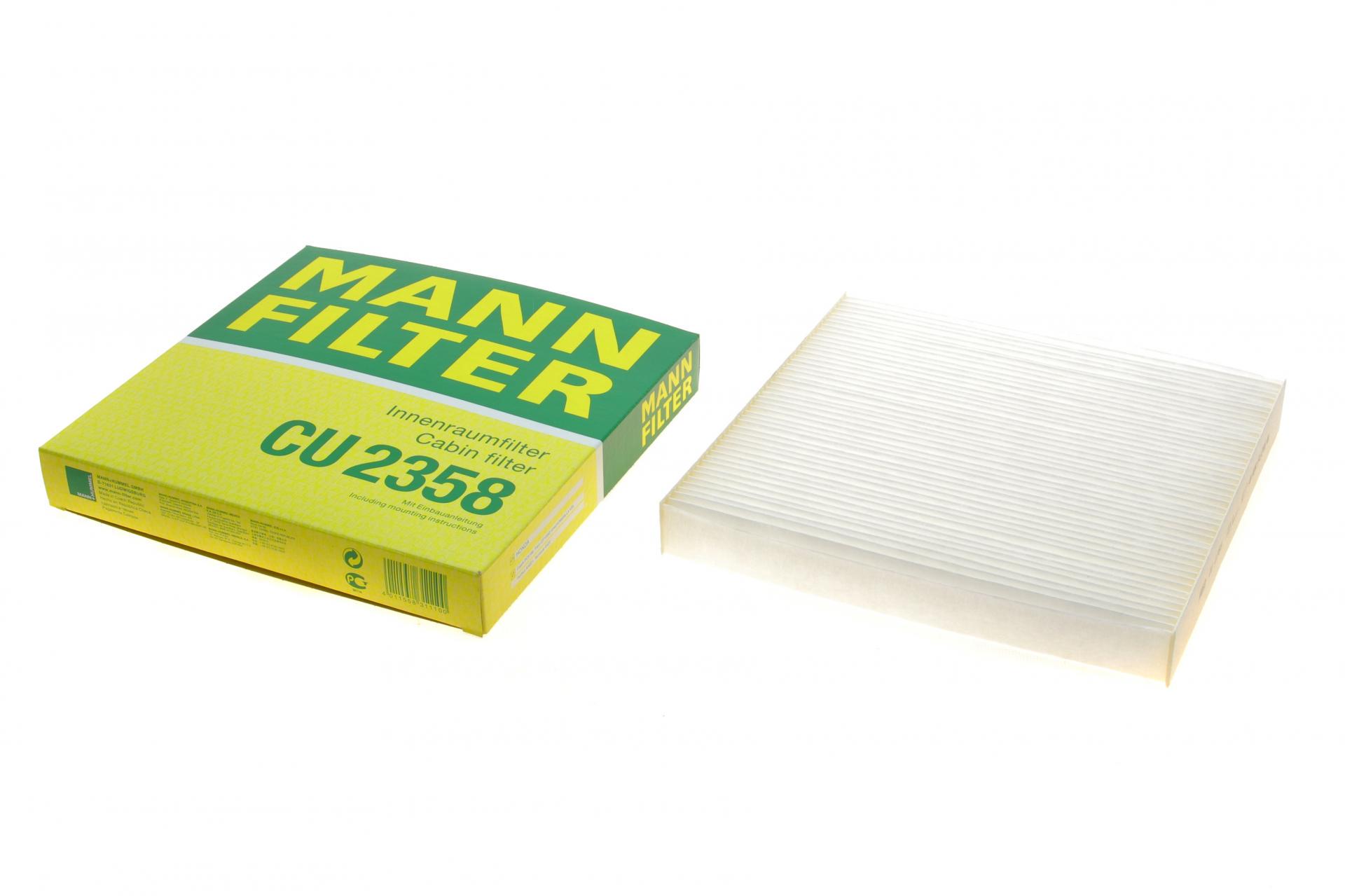 Фильтр салона Mann-Filter для Honda Accord 03-/CR-V/Civic 06-/Haval H2/H6 13-/Great Wall H6 11- (CU 2358)