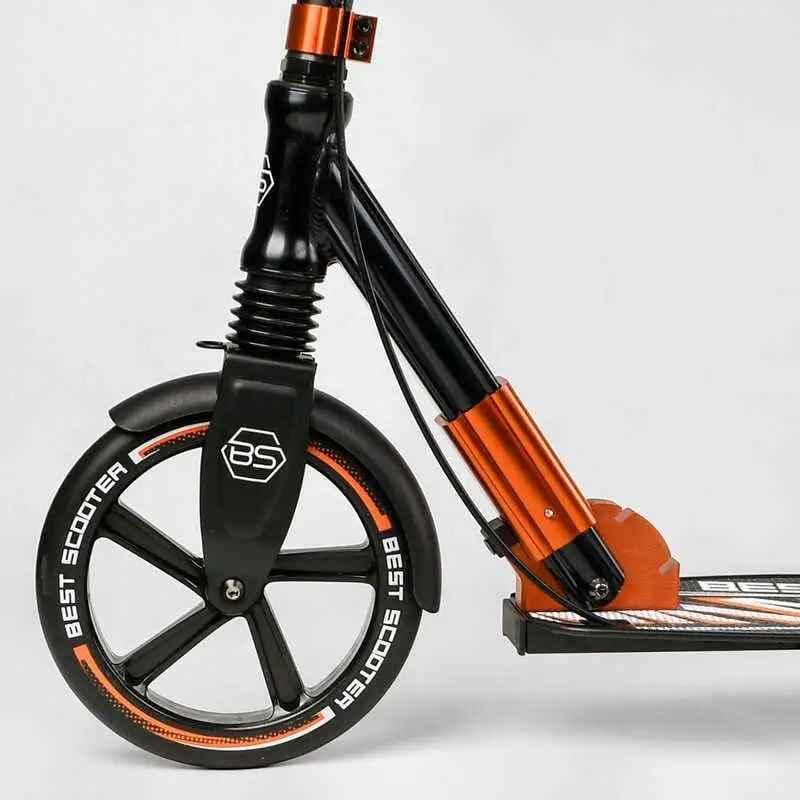 Самокат двухколесный Best Scooter 79740 колеса PU 230/200 мм до 100 кг - фото 4