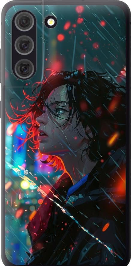 Чехол на Samsung Galaxy S21 FE Ночные огни (6096t-2302-42517)