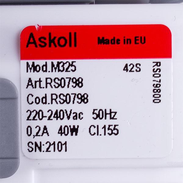 Помпа насос 00144487 Askoll для пральної машини Bosch встановлення на 3 саморізи 40 Вт  (00000043581) - фото 2