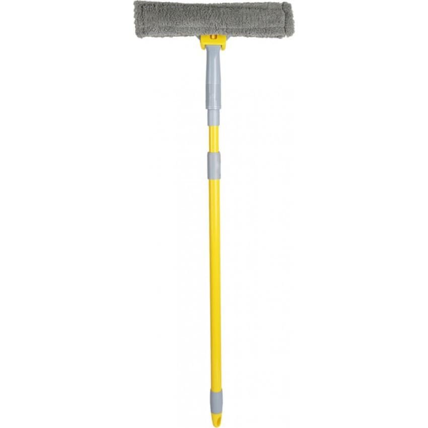 Вікномийка з насадкою Eco Fabric EF-2530 з мікрофібри 25 см і телескопічною металевою ручкою 75-125 см (2389761242)