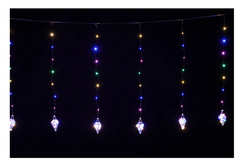Гирлянда-лампочки ромб 150LED RGB 5 м (234561651_377)