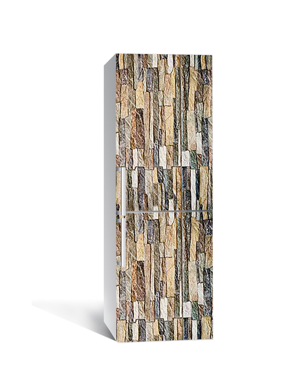 Наклейка 3D на холодильник Zatarga "Цветной песчаник" виниловая 650х2000 мм