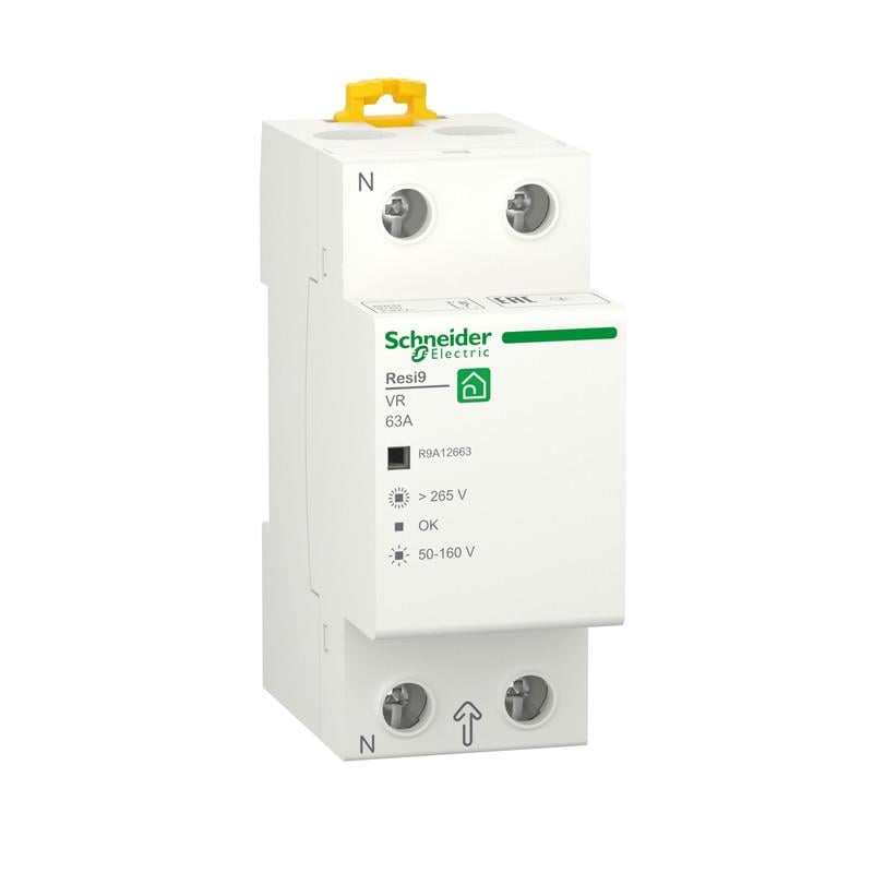 Реле напряжения Schneider Electric RESI9 однофазное 63A 1P+N 230 В (R9A12663)