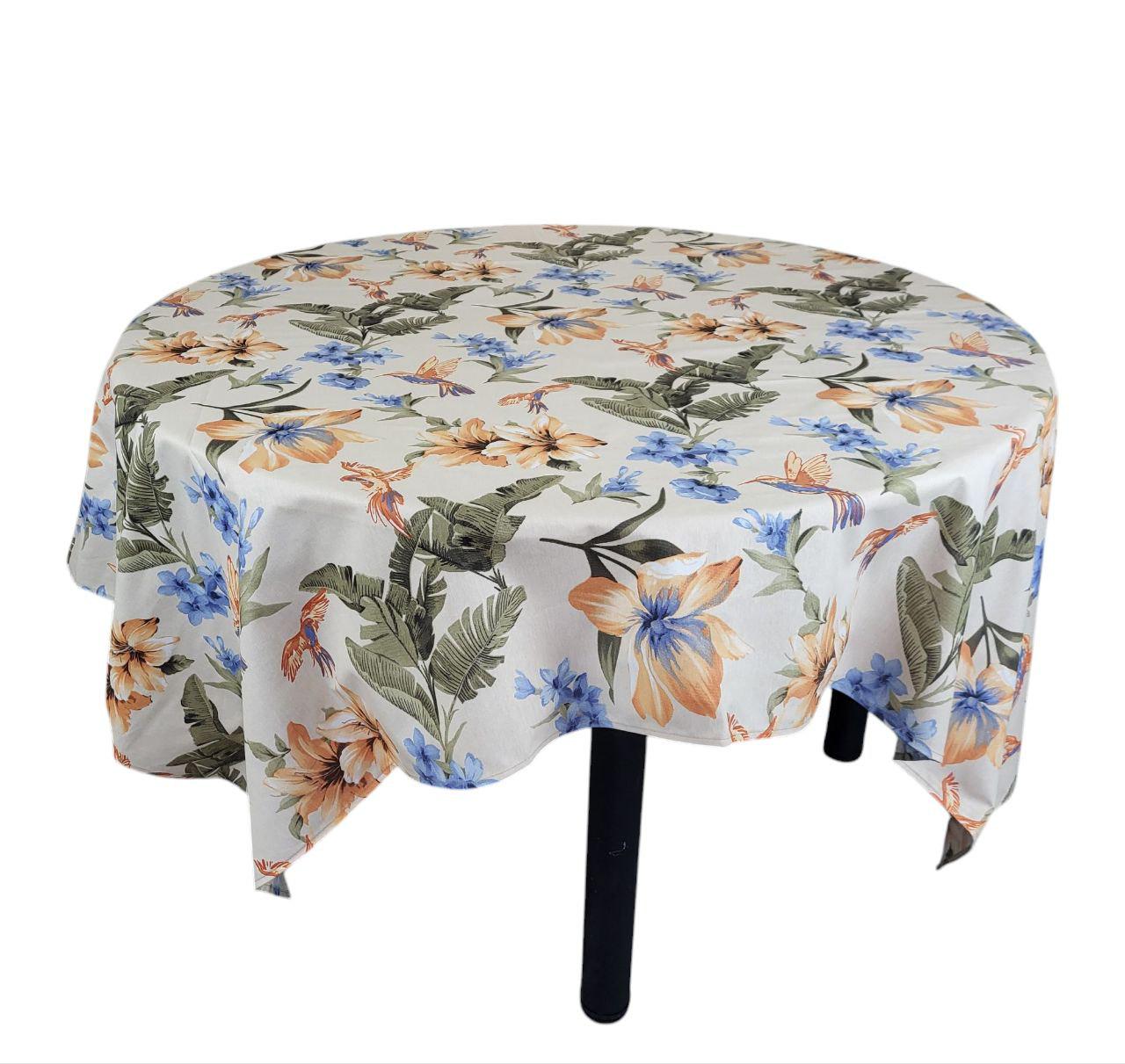 Скатерть прямоугольная с цветами 180x140 см Бежевый (1605) - фото 3 Скатерть прямоугольная с цветами 180x140 см Бежевый (1605) - фото 3