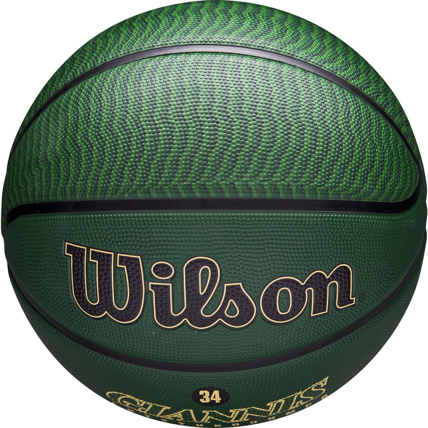 М'яч баскетбольний Wilson NBA PLAYER ICON OUTDOOR BSKT GIANNIS р. 7 Зелений (WZ4006201XB7 7) - фото 5 М'яч баскетбольний Wilson NBA PLAYER ICON OUTDOOR BSKT GIANNIS р. 7 Зелений (WZ4006201XB7 7) - фото 5