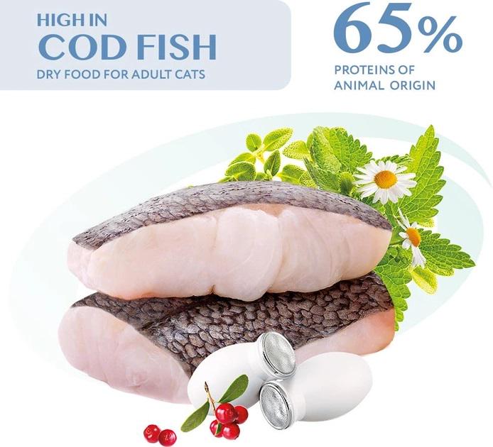 Корм сухой для взрослых кошек Optimeal с высоким содержанием трески 700 г - фото 2 Корм сухой для взрослых кошек Optimeal с высоким содержанием трески 700 г - фото 2