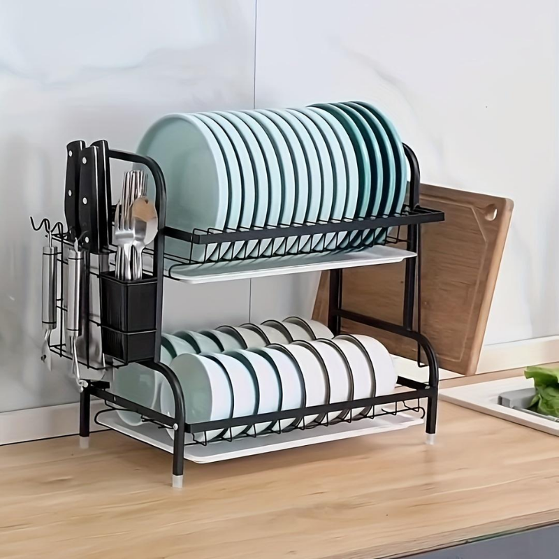 Сушилка для посуды двухъярусная (2633026319) - фото 8 Сушилка для посуды двухъярусная (2633026319) - фото 8