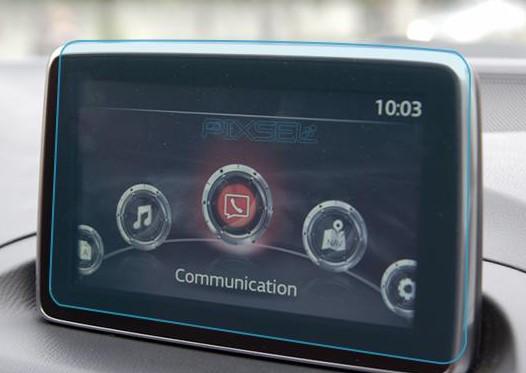 Защитное стекло Pixsel гибридное матовое на монитор Mazda 3 8,4" 2016-2018