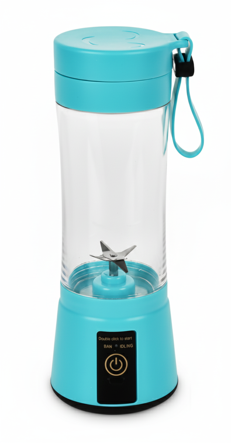 Блендер бутылка USB Rechargeable 380 мл Синий (30482) Блендер бутылка USB Rechargeable 380 мл Синий (30482)