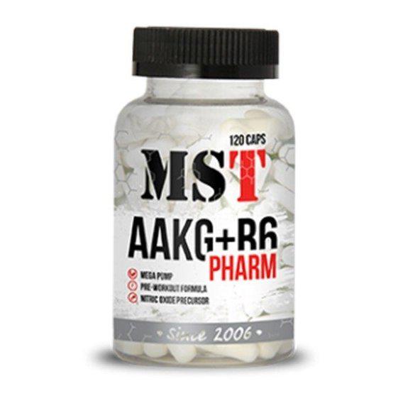 Аргинин для спорта MST Nutrition AAKG+B6 Pharm 120 Caps Аргинин для спорта MST Nutrition AAKG+B6 Pharm 120 Caps