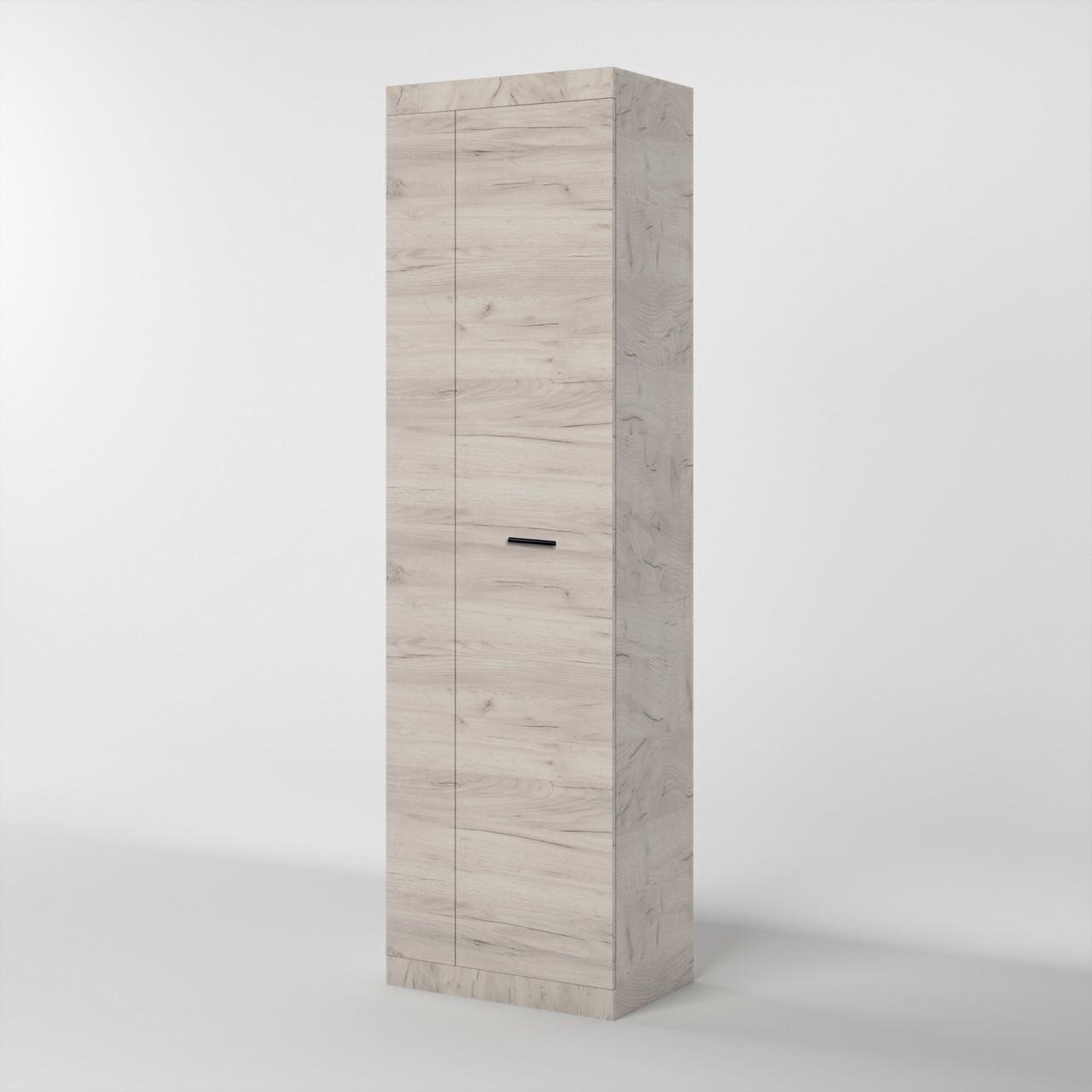 Шкаф распашной Эверест Соната-600 Дуб крафт Белый (DTM-2683)