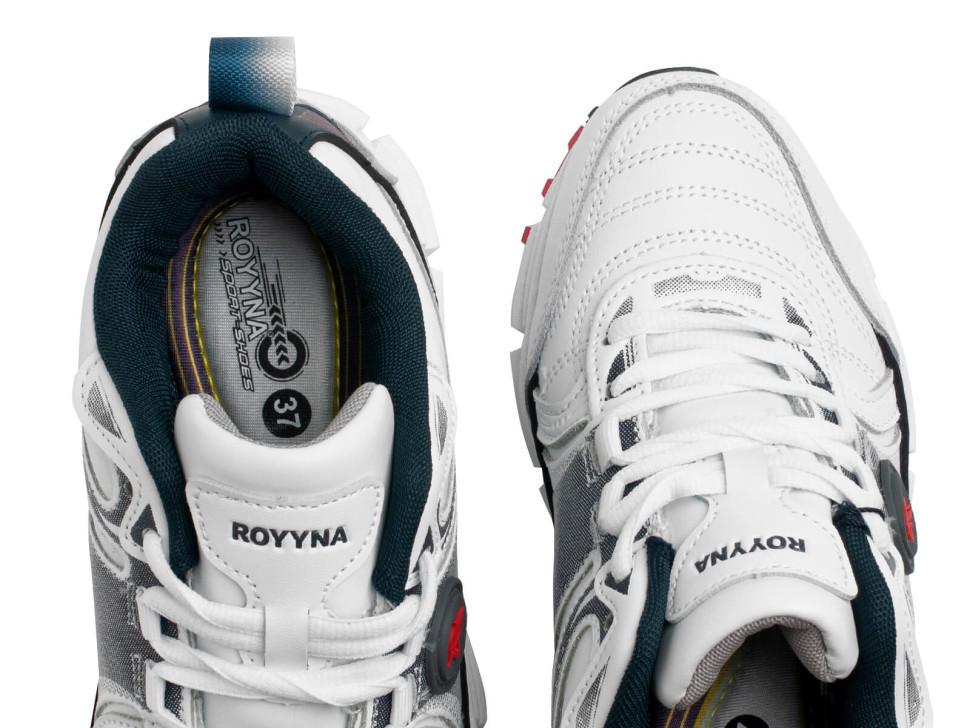 Кроссовки Royyna 7243060 р. 40 Белый (23027) - фото 4 Кроссовки Royyna 7243060 р. 40 Белый (23027) - фото 4