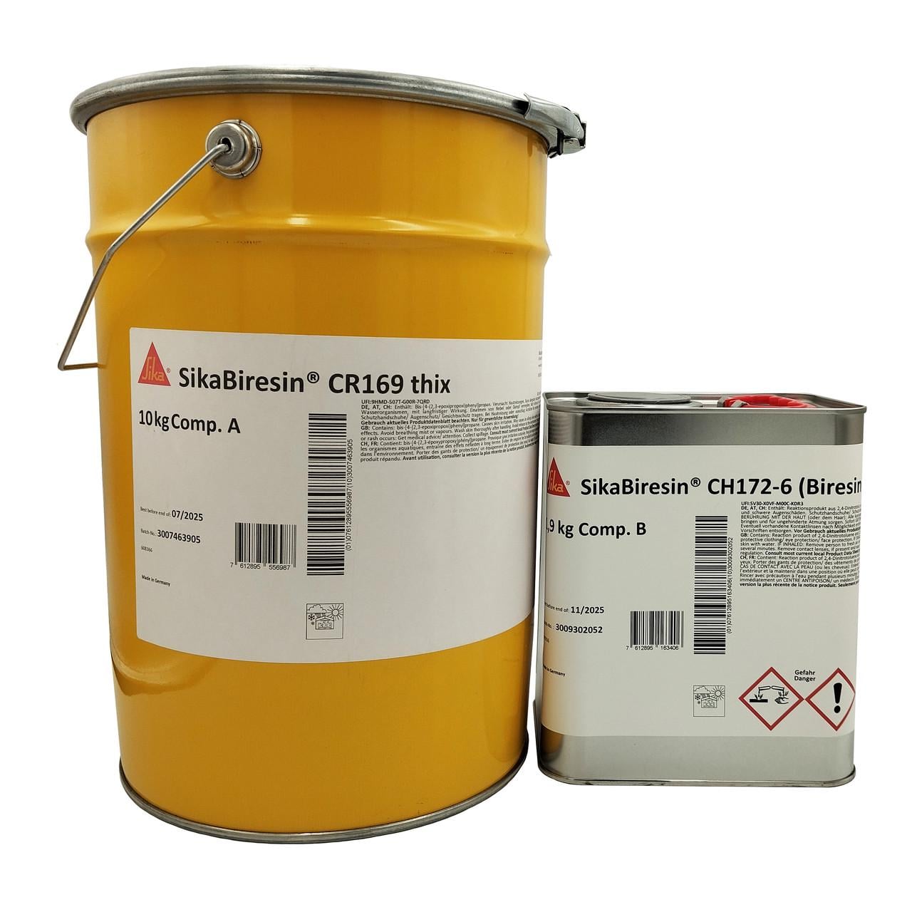 Эпоксидная смола для форм и композитов Sika Biresin CR169 Thix тиксотропная термостойкая 11,9 кг