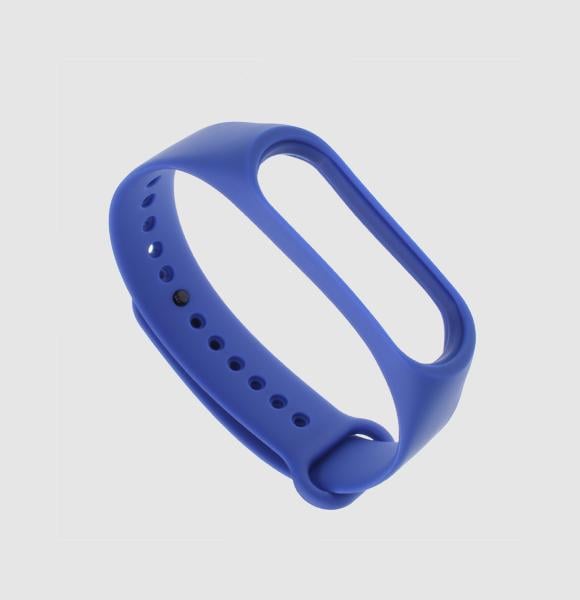 Ремешок для смарт-часов Xiaomi Mi Smart Band 6/5 силиконовый Синий (2419P)