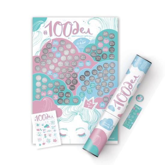 Скретч постер 100 ДЕЛ True Girl Edition - фото 2