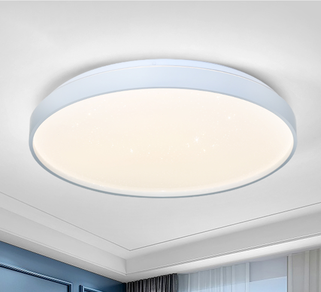 Светильник потолочный LED W-653/45W+45W RM WW+NW+CW (26-597)