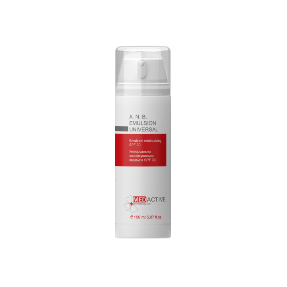 Емульсія універсальна зволожувальна з SPF30 MedActive A.N.B. Emulsion Universal SPF30 150 мл (0034)