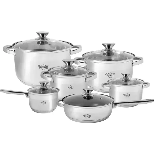 Набор кастрюль Krauff Heilsam с кулинарными инструментами (28567) - фото 8