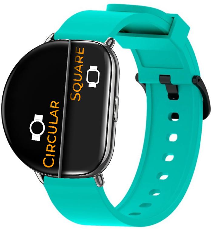 Ремешок Like для ZEPP E Square/Circular Turquoise (26328-32)