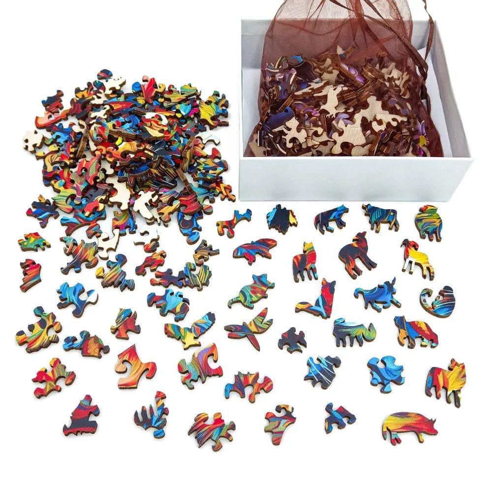 Пазлы деревянные дракончик А3 (658) - фото 5 Пазлы деревянные дракончик А3 (658) - фото 5