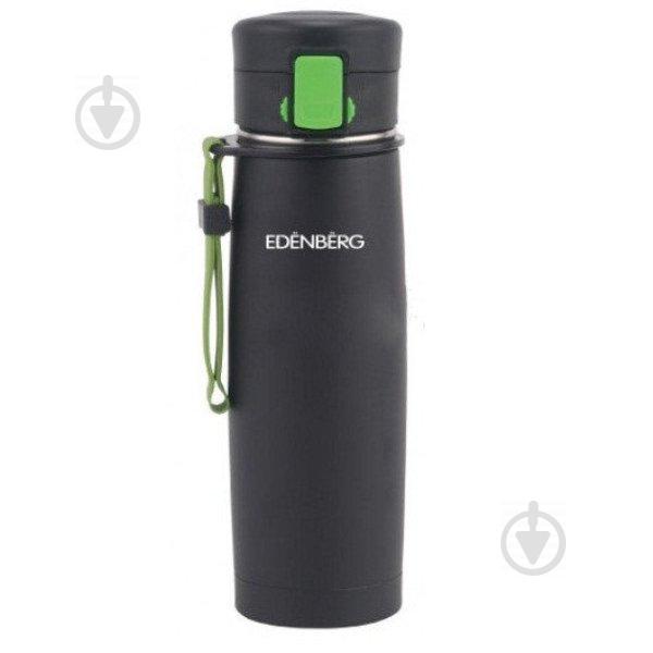 Термокружка Edenberg EB-629 480 мл Черный с зеленым ремешком (220032)