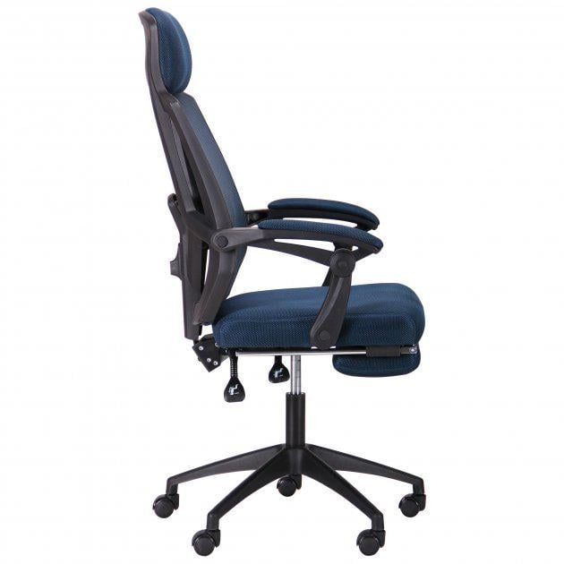 Кресло геймерское AMF Holding Art 1190+100х650х630 Черный/Темно-синий - фото 3