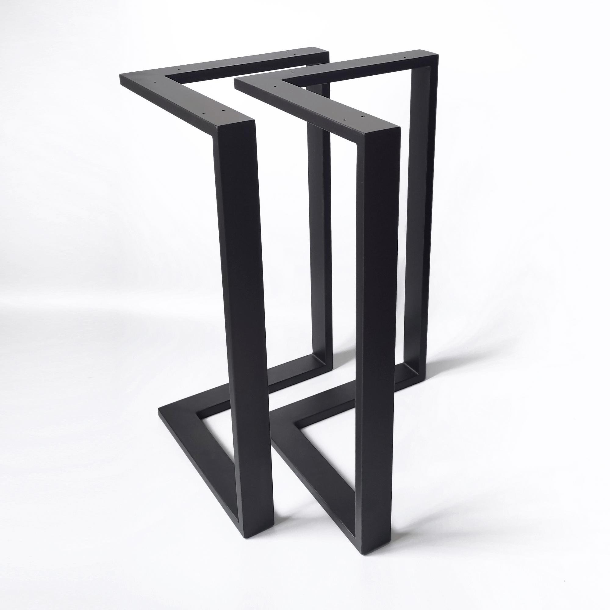 Комплект опор для столу з металу 566х325 мм H 730 мм 2 шт. Чорний (1126) - фото 9 Комплект опор для столу з металу 566х325 мм H 730 мм 2 шт. Чорний (1126) - фото 9