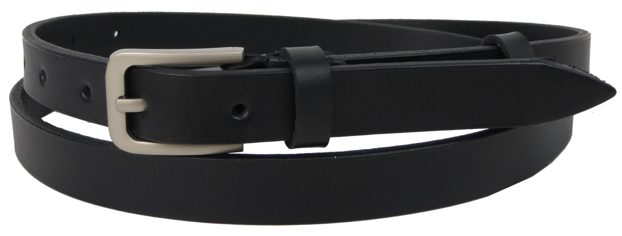 Пояс из кожи женский Skipper 85247 2 см Черный