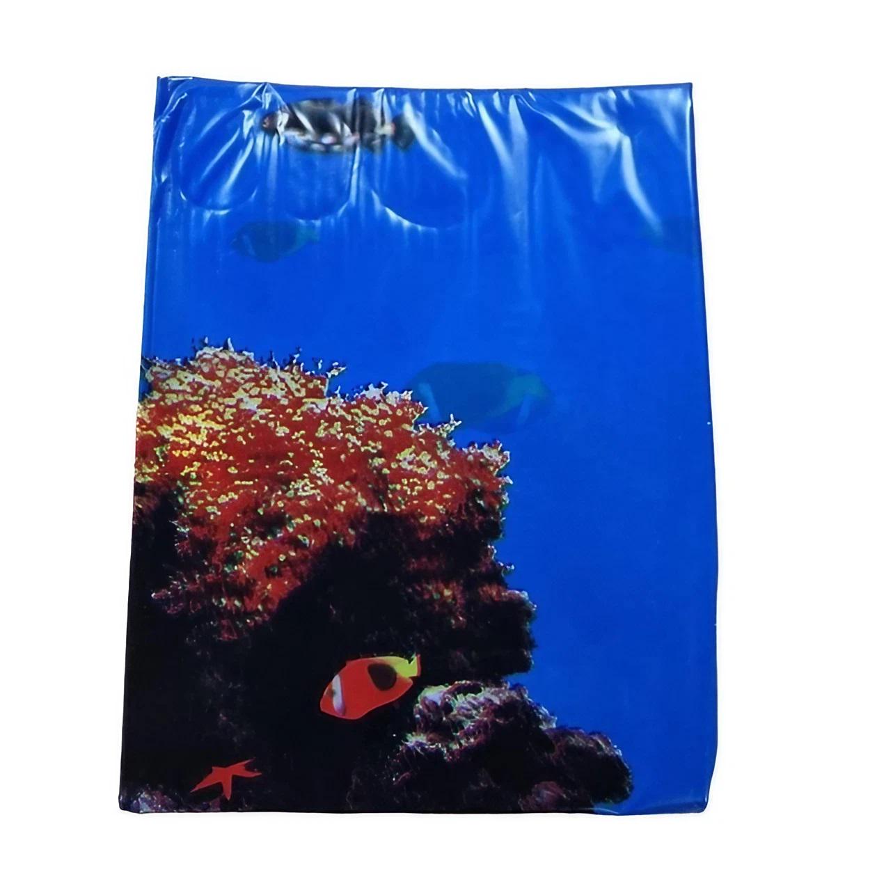 Шторка в ванную Stenson R92249 водостойкая с кольцам 180x180 сми Aqua (598467)