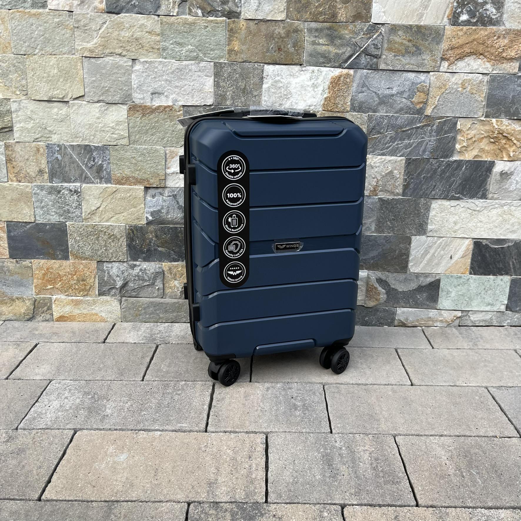 Чемодан дорожный из полипропилена Wings PP05 S Синий (22630278) - фото 3 Чемодан дорожный из полипропилена Wings PP05 S Синий (22630278) - фото 3