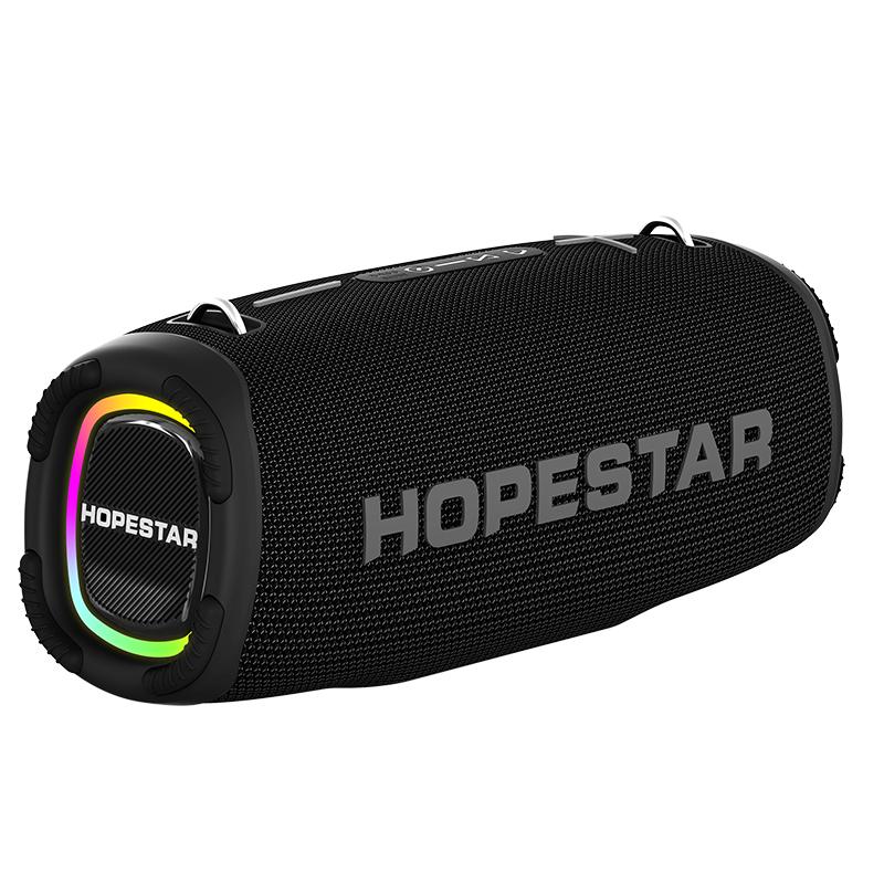 Портативная беспроводная колонка HOPESTAR A6 Max с микрофоном 80W/Bluetooth/TWS/MP3/AUX/Mic Черный