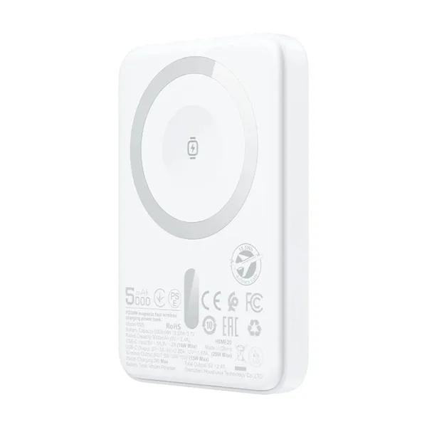 Повербанк Acefast M25-5000 3в1 PD20W 5000 mAh Magnetic Li-pol White (6974316285205)