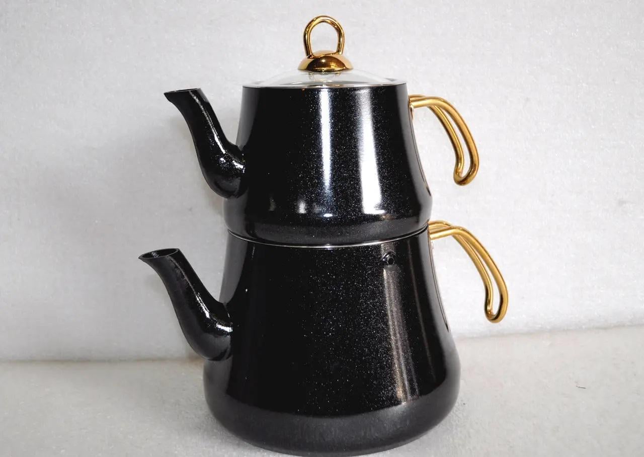 Чайник двоярусний O.M.S. Collection 8203 L 1,2/2,2 л Black (88390)